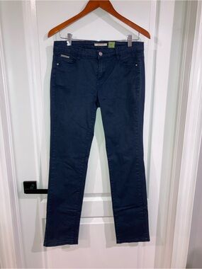 Camaïeu Dark Blue Straight Leg Jeans - size 6?